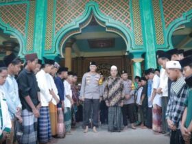 Kunjungan Kapolres Lamongan ke Ponpes Sunan Drajat, Kecamatan Paciran, Jumat (25/10/2024).