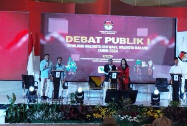 Debat publik perdana Pilkada Kota Malang, Sabtu (26/10/2024).(blok-a.com/Yogga Ardiawan)