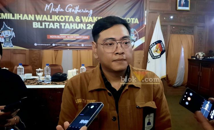 Ketua KPU Kota Blitar, Rangga Bisma Aditya. (blok-a.com/Fajar)
