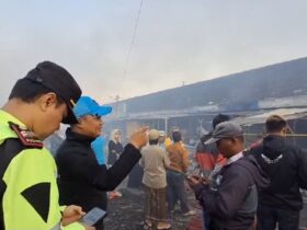 Polisi Beberkan Kronologi Kebakaran Pasar Baru Dampit Malang