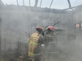 Kebakaran di SMK 1 Muhammadiyah Kota Malang