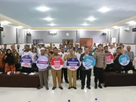 Sosialisasi dan Bimbingan Teknis Penggiat Pencegahan Pemberantasan Penyalahgunaan dan Peredaran Gelap Narkoba (P4GN) di Aula IKIP PGRI Bojonegoro, Senin (04/11/2024).