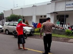 Lokasi kecelakaan di depan Stasiun Kalibaru, Banyuwangi, Kamis (7/11/2024), Sabtu (9/11/2024).(blok-a.com/Kuryanto)