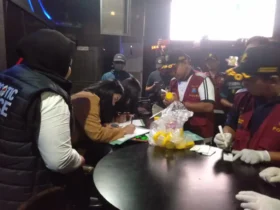 Razia narkoba di tempat hiburan malam Tuban.