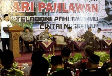 Pjs. Bupati Blitar, Dr. Ir. Jumadi, M.MT menghadiri acara dzikir dan doa bersama di rumah Pahlawan Nasional Sukarni Kartodiwirjo di Kelurahan Sumberdiren, Kecamatan Garum, Kabupaten Blitar. (blok-a.com/Fajar)