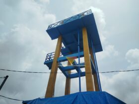 Pembangunan HIPPAM di Kelurahan Mulyorejo (blok-a/Yogga Ardiawan)
