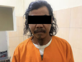 Pelaku pengepul judol, Ponadi, warga Desa Sidodadi, Kecamatan Lawang, Kabupaten Malang diamankan polisi (dok. Humas Polres Malang)