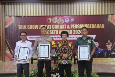 Kak Seto foto bersama Forkopimda Jember, Rabu (16/10/2024). (Foto: Diskominfo Jember for blok-a.com)