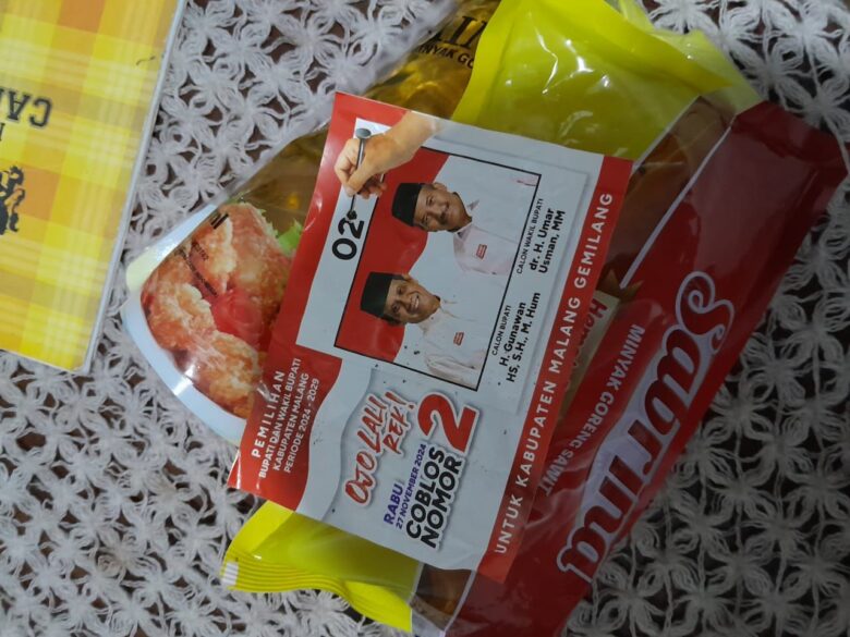 Dugaan Bagi-Bagi Sembako Jelang Coblosan Pilkada Kabupaten Malang