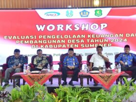 Workshop Evaluasi Pengelolaan Keuangan dan Pembangunan Desa 2024 di Pendopo Agung Keraton, Senin (18/11/2024).