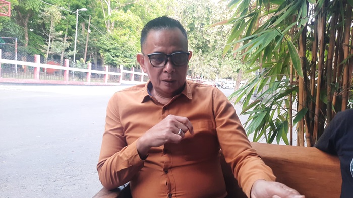 Ketua Tim Advokasi paslon paslon Bupati dan Wakil Bupati Blitar nomor 2, Rini Syarifah-Abdul Ghoni (Rindu), Joko Trisno Mudiyanto. (blok-a.com/Fajar)