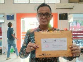Joko Trisno, Kuasa Hukum Tim Pemenangan Paslon 01, Bupati dan Wakil Bupati Blitar. (blok-a.com/Fajar)