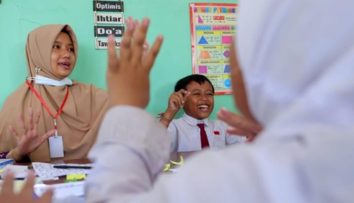 Ilustrasi suasana pembelajaran di salah satu sekolah Banyuwangi.(istimewa)