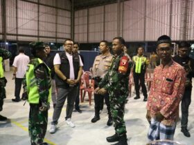 Pj Wali Kota dan Forkopimda saat mengecek salah satu TPS.(blok-a.com/Syahrul Wijaya)