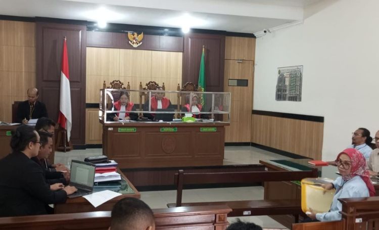 Sidang gugatan PMH pemilik SPBU 54 611 02 Golokan, Sidayu, Gresik, dengan PT Pertamina Patra Niaga.(istimewa)