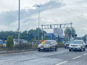 Kondisi exit tol Karanglo, Kabupaten Malang saat libur natal (blok-a.com/ Putu Ayu Pratama S)