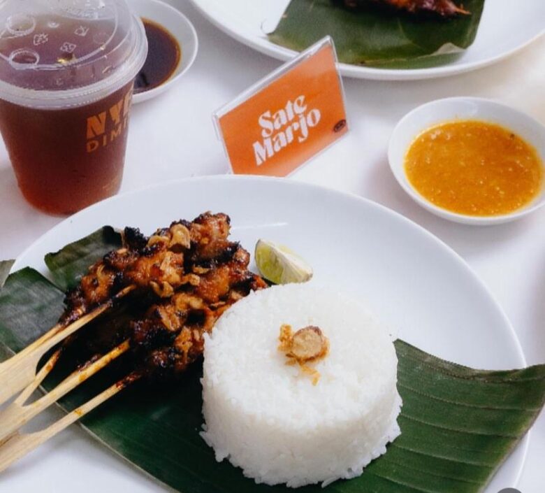 Menu Sate Marjo, Suhat, Kota Malang (dok. Instagram @satemarjo)