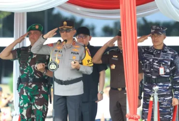 Kapolda pimpin upacara gelar pasukan di Mapolda Jatim.(dok. Polda Jatim)