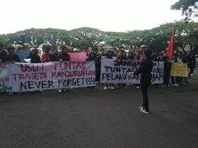 Hari HAM Internasional, Mahasiswa Kota Malang Gelar Aksi Unjuk Rasa