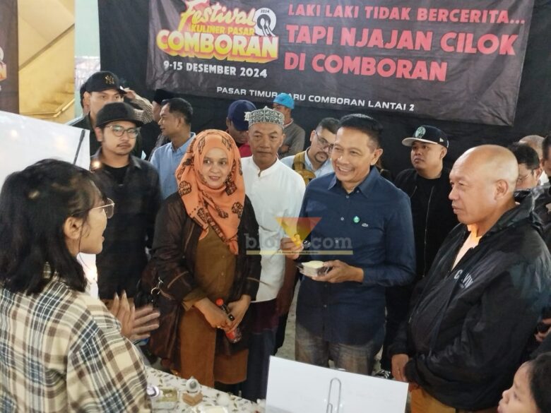 Persiapan 1000 Event, Wahyu Hidayat Datangi Festival Kuliner Pasar Comboran