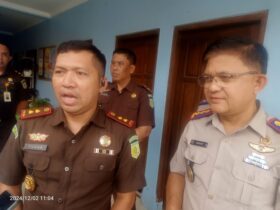 Kejari Magetan Yuana Nursiyam didampingi Kepala BPN Jany Danny Assa.