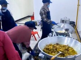 Uji coba makanan bergizi gratis di Kecamatan Situbondo.