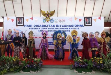 Peringatan Hari Disabilitas di Pendopo Malowopati, Selasa (3/12/2024).