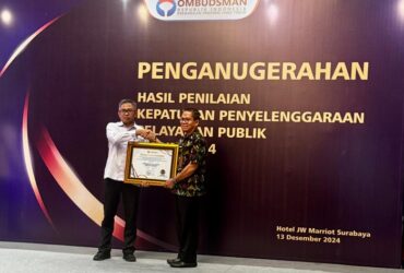 Malam penganugerahan Ombudsman RI di hotel JW Marriott Surabaya.(dokumen Kominfo)