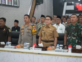 Konferensi pers akhir tahun di Gedung AP 1 Rawi, Mapolres Bojonegoro, Selasa (31/12/2024).
