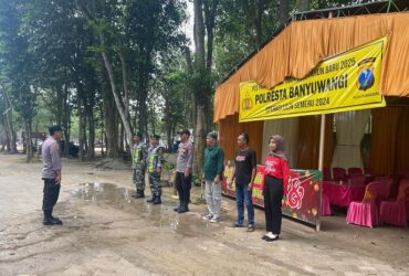 Patroli gabungan pengamanan Nataru di seputaran Pulau Merah, Jumat (27/12/2023).(blok-a.com/Kuryanto)