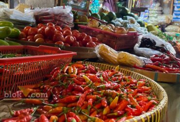 Harga cabai rawit di Pasar Kepanjen, Kabupaten Malang melonjak saat cuaca ekstrem (blok-a.com/ Putu Ayu Pratama S)