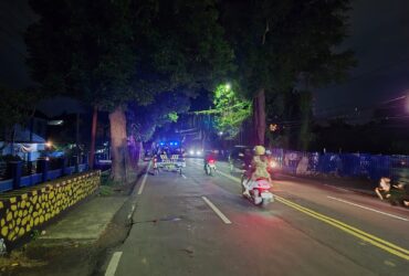 Siswi SMA di Kota Malang Tewas Tabrak Pohon di Jalan Panglima Sudirman