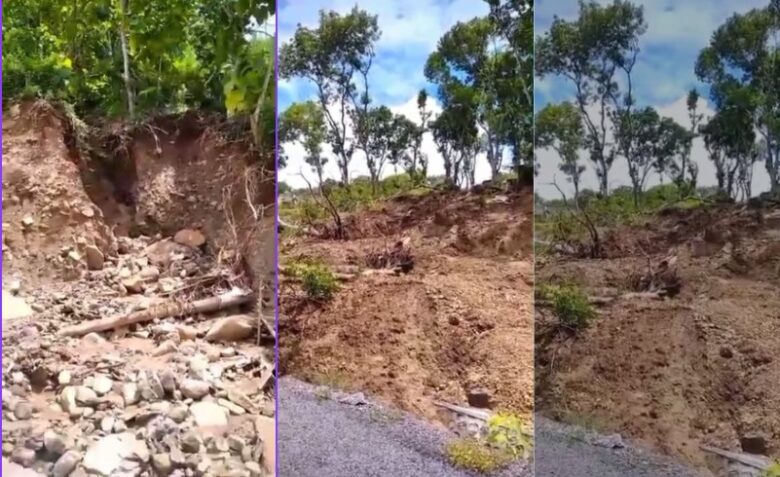 Tebingdi Kelok 9 JLS Malang Longsor, Akses Tertutup Total