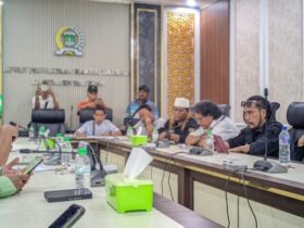 Audensi perubahan susunan AKD di Kantor DPRD Kabupaten Pasuruan.