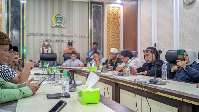 Audensi perubahan susunan AKD di Kantor DPRD Kabupaten Pasuruan.