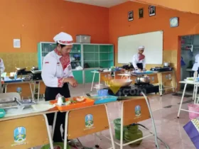 Suasana Kompetisi Clash Of Cui Mie di SMK PGRI 7 Malang (blok-a.com / Yogga Ardiawan)