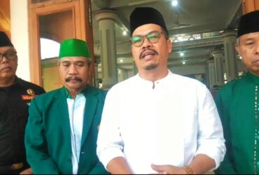 Ketua DPRD Magetan Suratno usai menghadiri rapat konsolidasi LDII Magetan, Sabtu (25/1/2025).