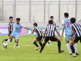 Persewangi Banyuwangi menundukkan Persid Jember 1-0 dalam laga 32 besar Liga 4 Jatim Grup AA, Rabu (22/1/2025). (blok-a.com/Kuryanto)