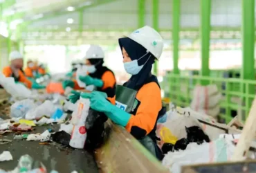 Sampah pelanggan yang masuk di TPS 3R Desa Balak sudah mencapai 11.313 rumah, Senin (20/1/2025)(blok-a.com/istimewa)