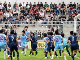 Babak 16 Besar Grup II Liga 4 PSSI Jawa Timur 2025 di Stadion Diponegoro, Banyuwangi, Minggu (2/2/2025).