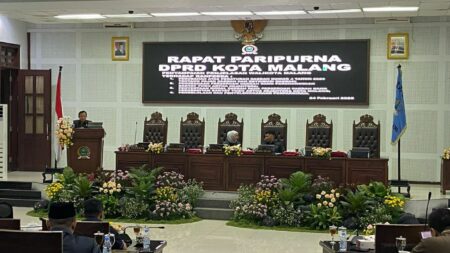 Rapat Paripurna DPRD Kota Malang bahas 4 Ranperda, Senin (24/2/2025) (blok-a/Bob Bimantara Leander)