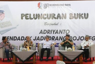 Peluncuran buku "Adriyanto Mendadak Jadi Orang Bojonegoro", Rabu (19/2/2025).