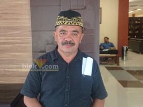Agus Wahyudi Utomo anggota komisi II DPRD kota Mojokerto dari partai Golkar.(blok-a.com/Syahrul Wijaya)