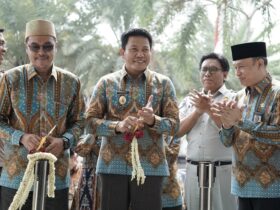 Peresmian gedung diagnostik terpadu RSUD RT Notopuro Sidoarjo oleh Plt Bupati, Subandi.