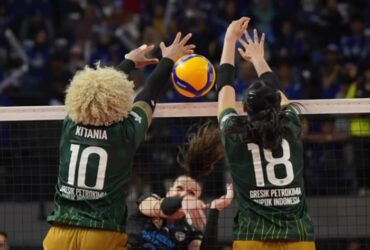 Gresik Petrokimia kini berada di peringkat kelima Voli Putri Proliga 2025.(Istimewa)