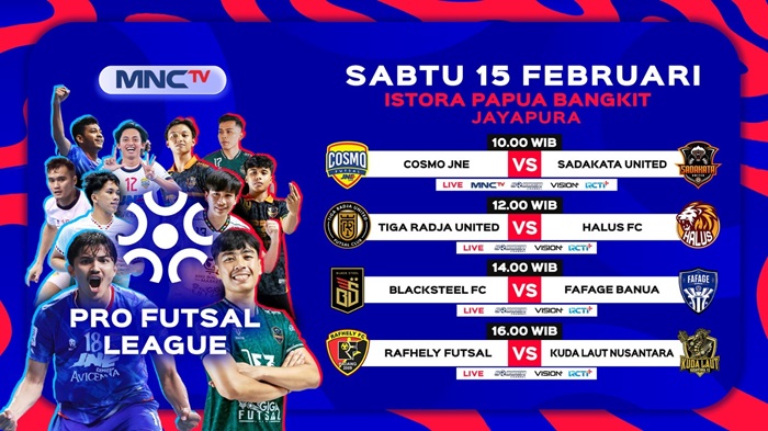 Pro Futsal League 2025 di MNCTV.