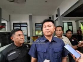 Kasatreskrim Polres Jombang AKP Margono Suhendra saat memberikan keterangan kepada wartawan.(blok-a.com/Syahrul Wijaya)