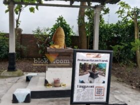 Petilasan prabu Hayam Wuruk yang terletak di Desa Panggih Trowulan.(blok-a.com/Syahrul Wijaya)