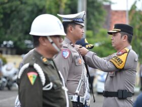 Apel gelar pasukan Operasi Keselamatan Semeru 2025 di halaman Mapolres Situbondo, Senin (10/2/2025).