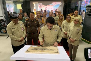 Peresmian Gedung Pusat Informasi Geologi (PIG) Geopark di Jalan Panglima Sudirman No 24, Senin (3/2/2025).